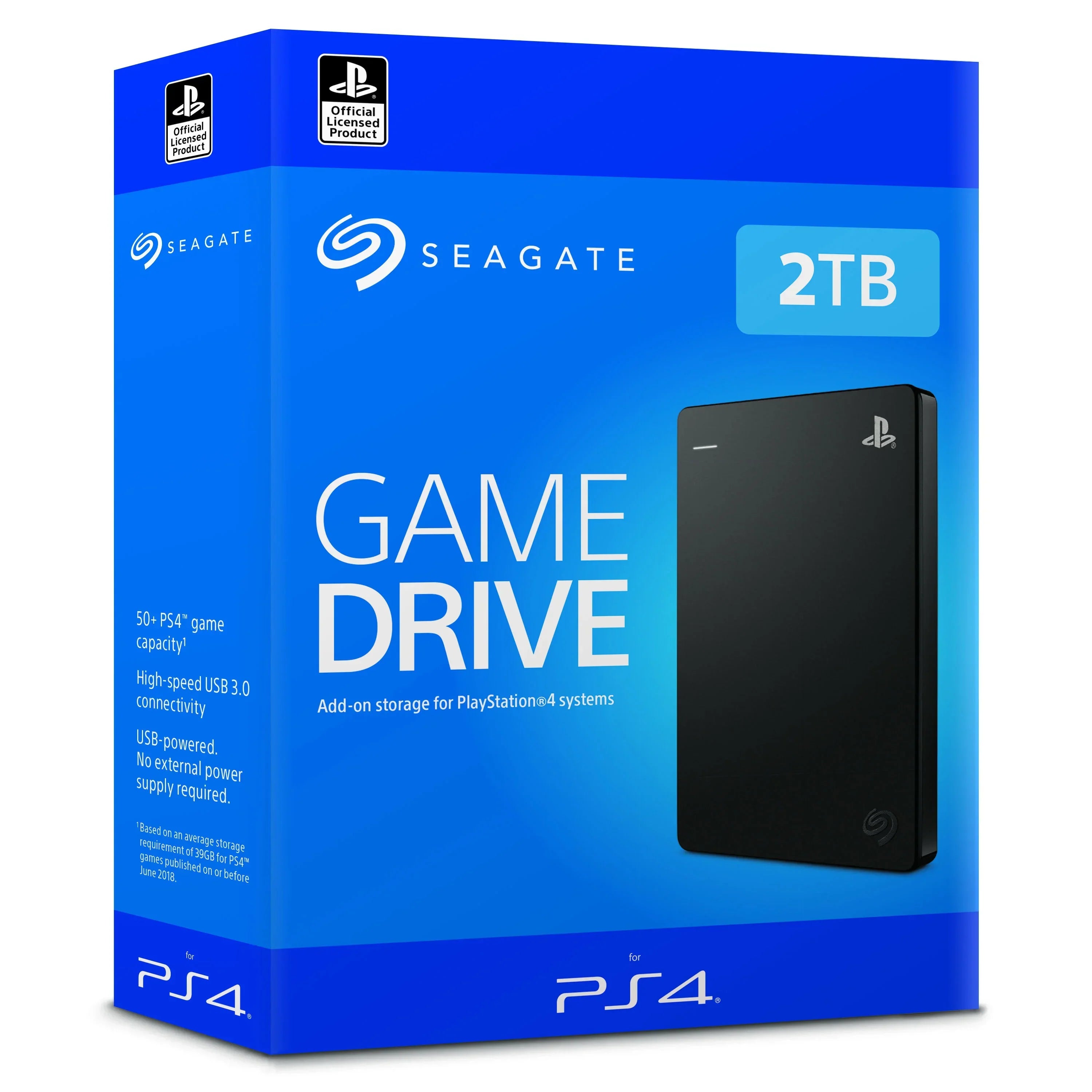 Festplatte 2TB Seagate Offiziell PS4