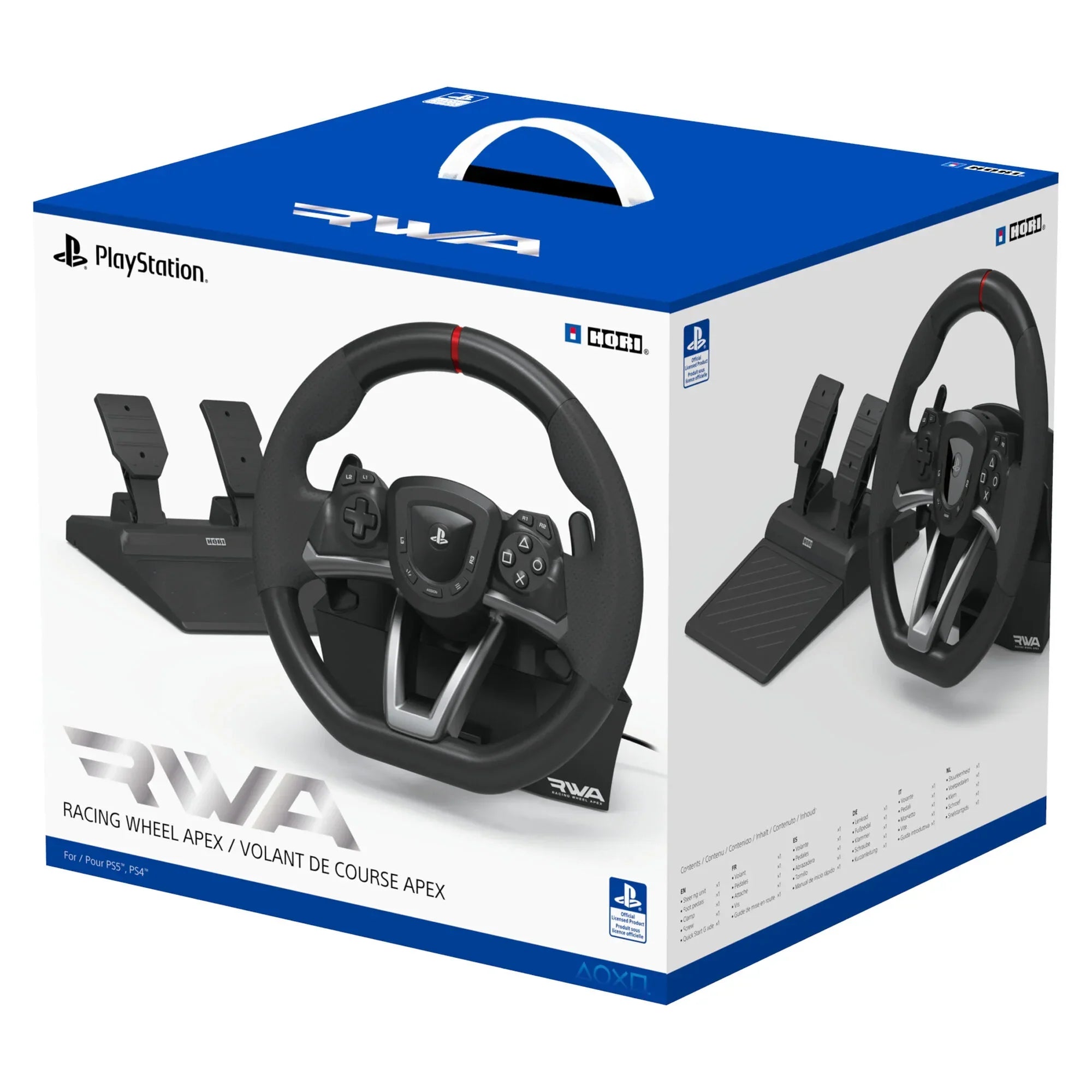 Racing Spiel-Lenkrad - Wheel Apex Hori Kompatibel mit PS5, PS4 und PC