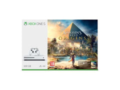 Microsoft Xbox One S 500 GB Weiß + Spiel Assassins's Creed Origins