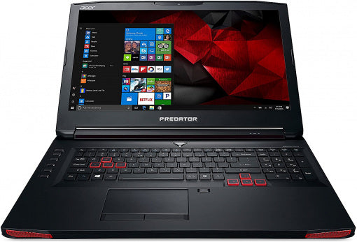 Gaming-Notebook - Acer Predator 17 G9-793-774D (Intel Core i7-7700HQ, 64 GB RAM) schwarz/rot