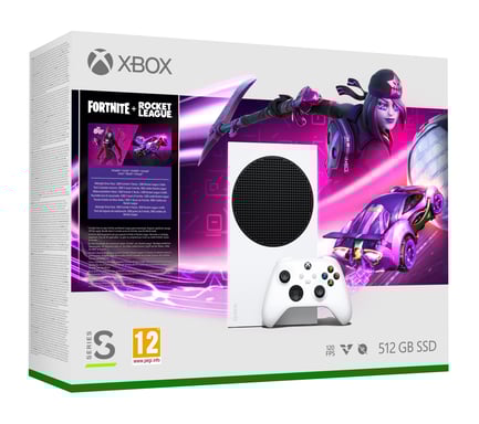 Microsoft Xbox Series S + Fortnite & Rocket League Bündel 512 GB, WLAN, weiß