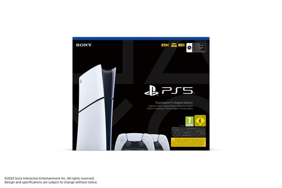 Pack - PlayStation 5 Slim 1TB-Konsole + 2. Dualsense-Controller Weiß