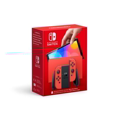 Nintendo – Switch OLED Neon + Mario Kart 8 Deluxe im Paket